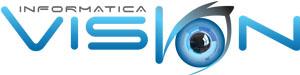 logo Informatica Vision Dronero grafica